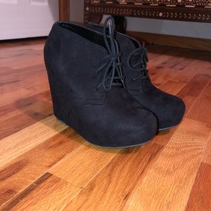 Faux Suede Booties